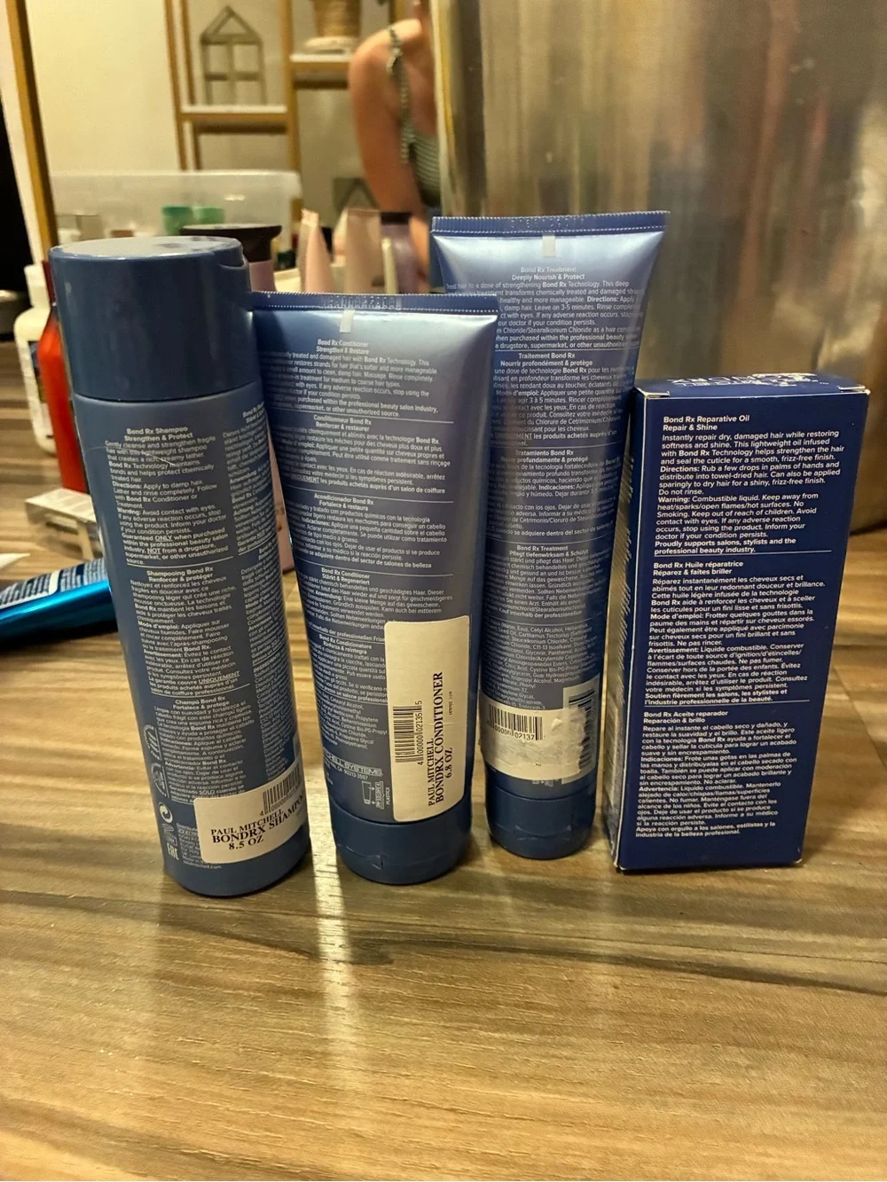 Paul Mitchell BondRX Shampoo Conditioner Treatment & Oil Bundle NEW